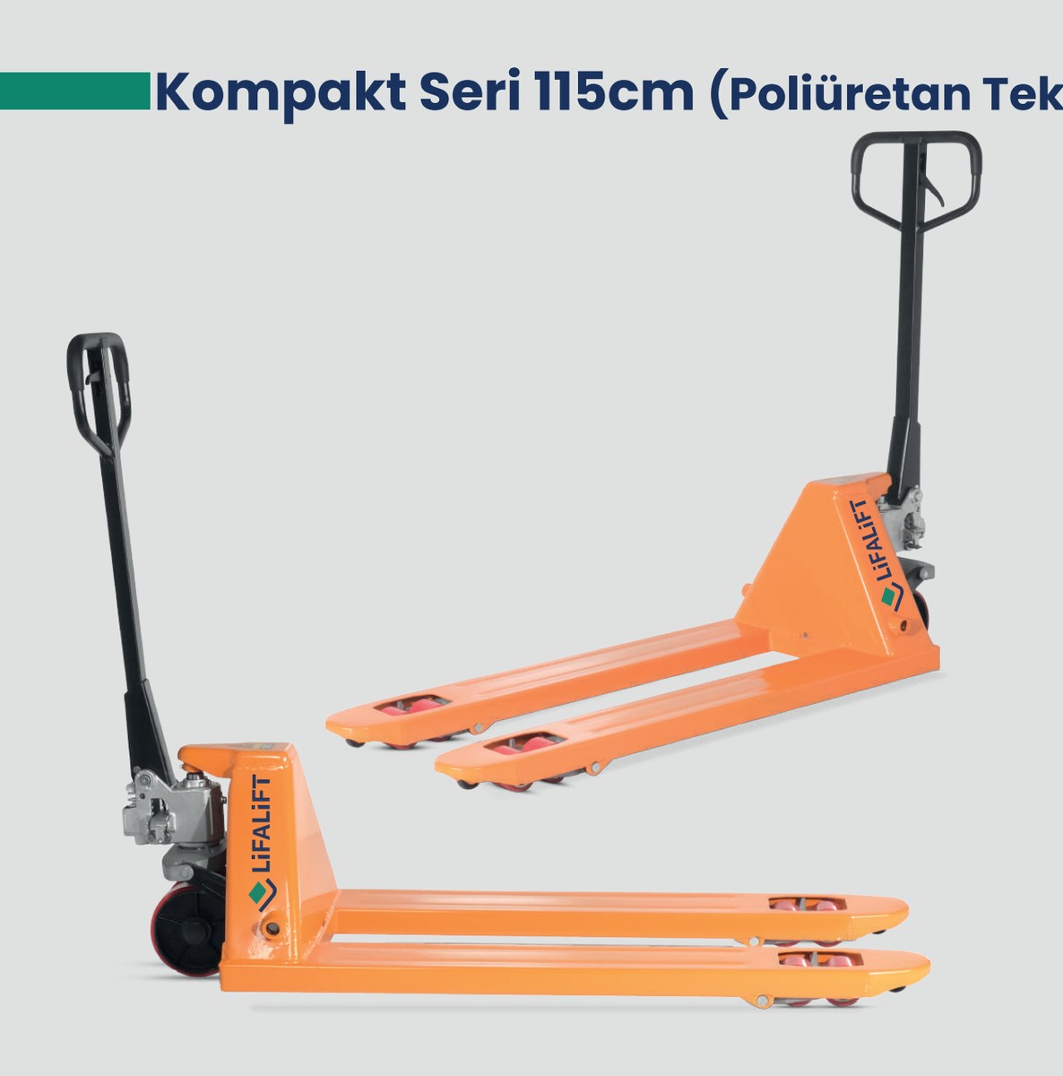 Kompakt Seri 115 cm Poliüretan Teker